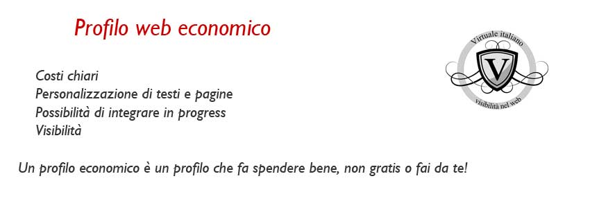 Profilo web economico dove per econimico intendiamo spesa ponderata