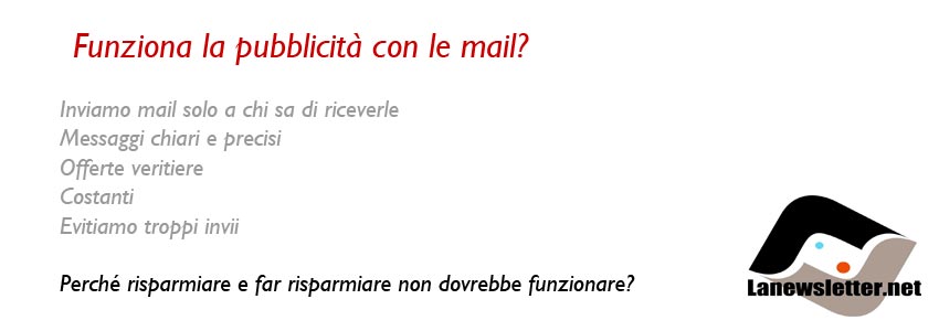 Funziona la pubblicità con le mail? facciamo attenzione a come mandiamo i messaggi e a chi mandiamo le mail