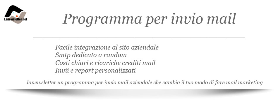 Programma per invio mail