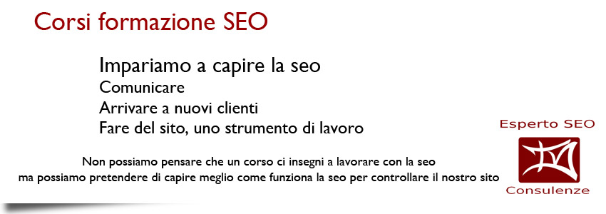 Corsi formazione SEO