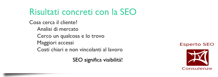 risultati concreti seo accessi e maggiore visibilità